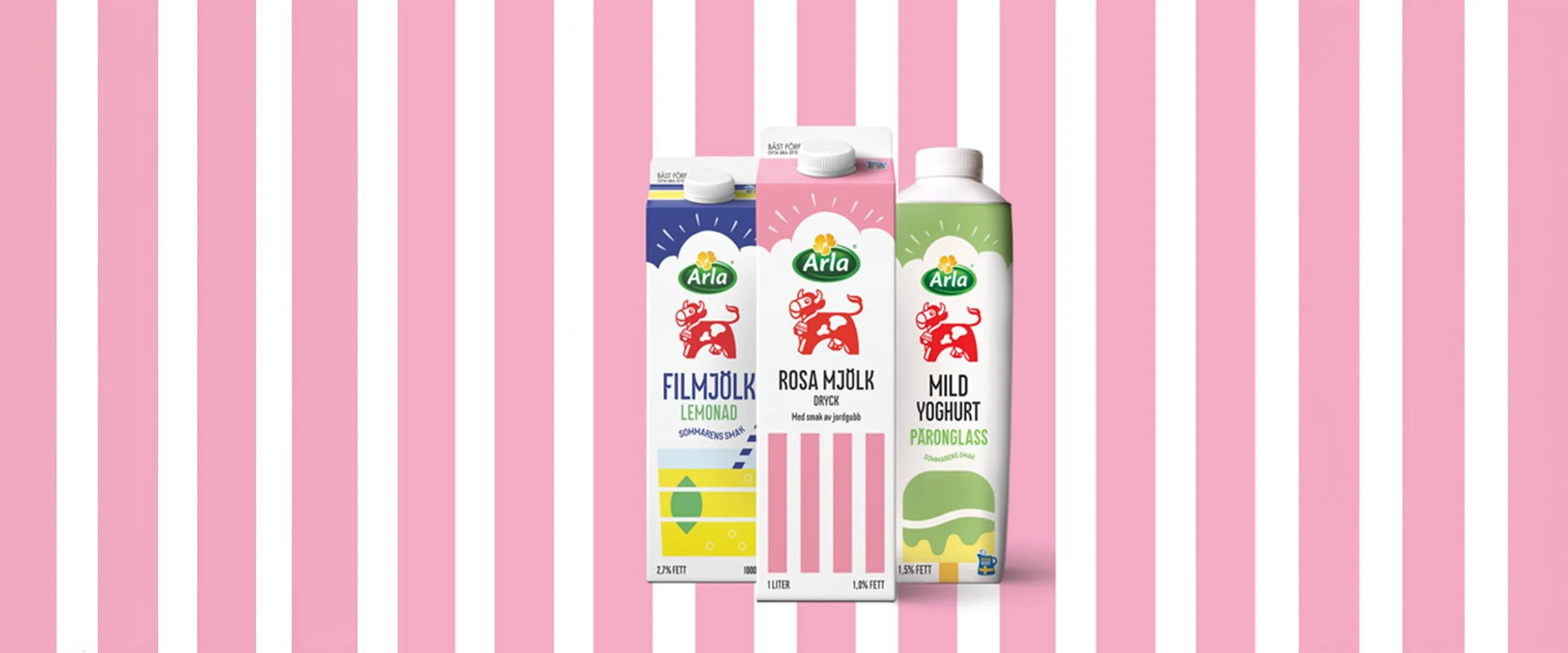 Arla's Rosa mjölk