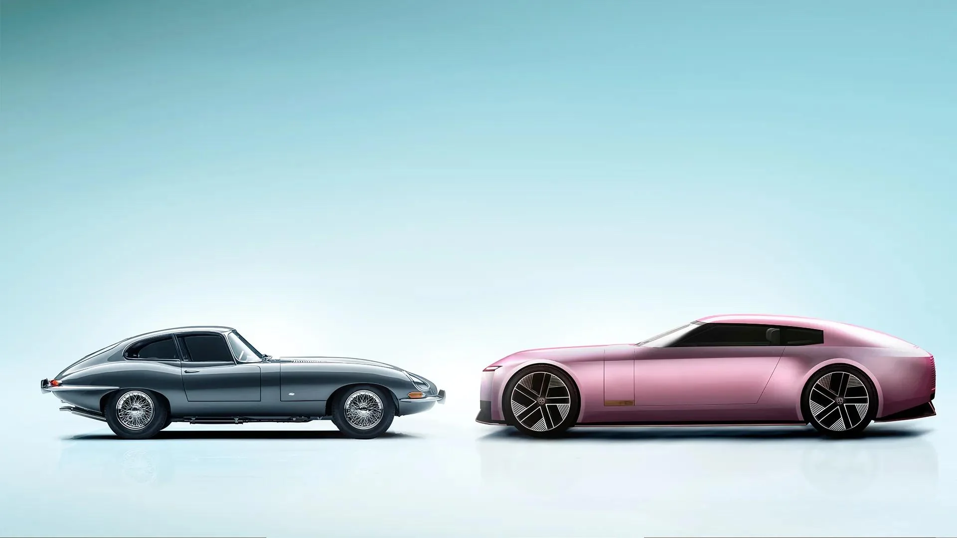 Jaguar old vs new car